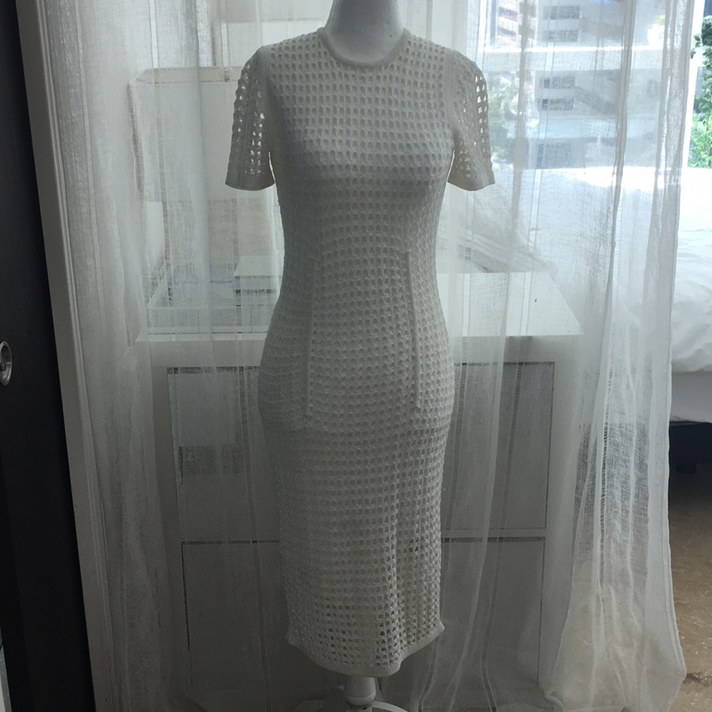 Alexander Wang cotton off-white dress Small